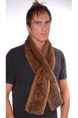 Mink fur scarf